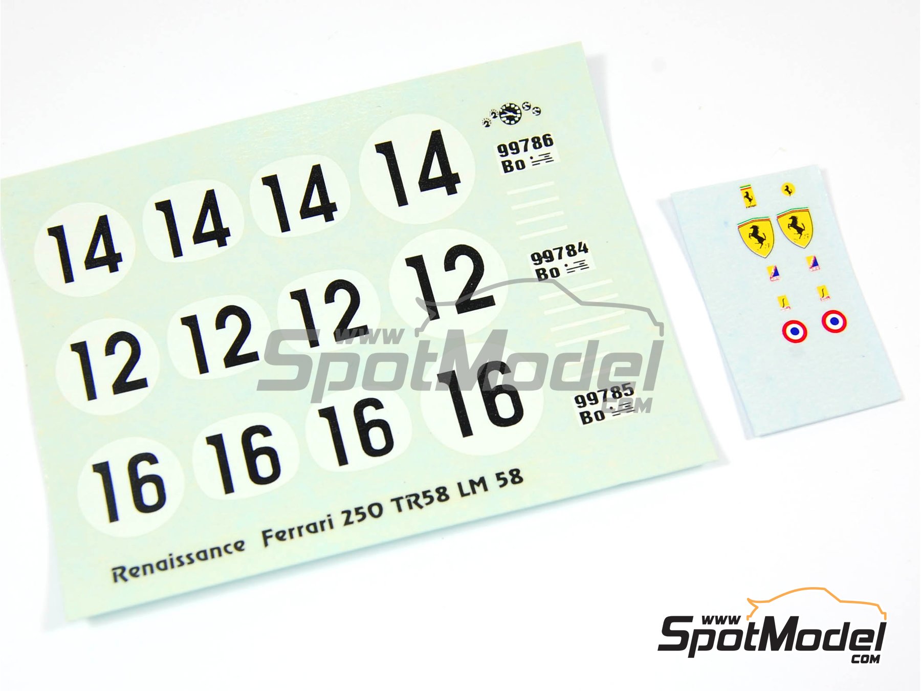 Renaissance Models 43-04: Car scale model kit 1/43 scale - Ferrari